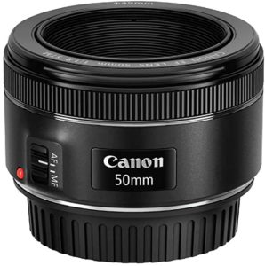 Canon 50mm F1.8. This is a great starter lens for new videographers.